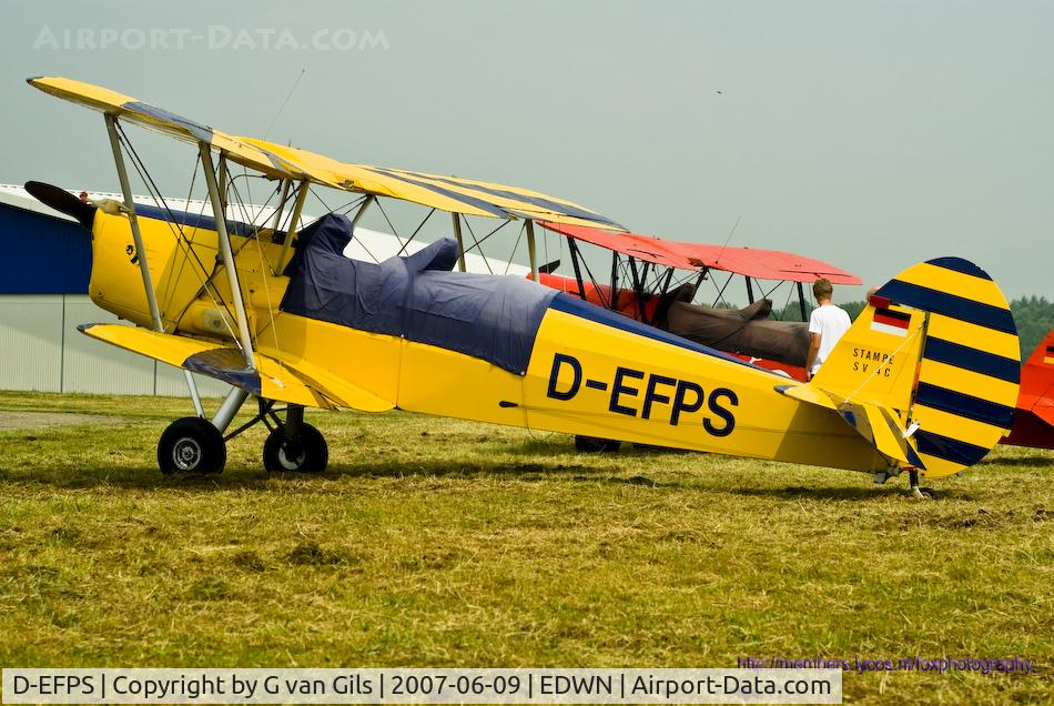 D-EFPS, 1946 Stampe-Vertongen SV-4C C/N 415, The D-EFPS at Nordhorn-Lingen EDWN.