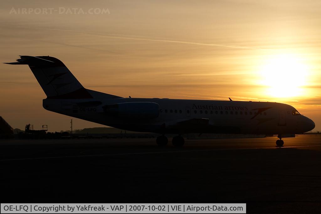 OE-LFQ, 1996 Fokker 70 (F-28-0070) C/N 11568, Austrian Arrows Fokker 70