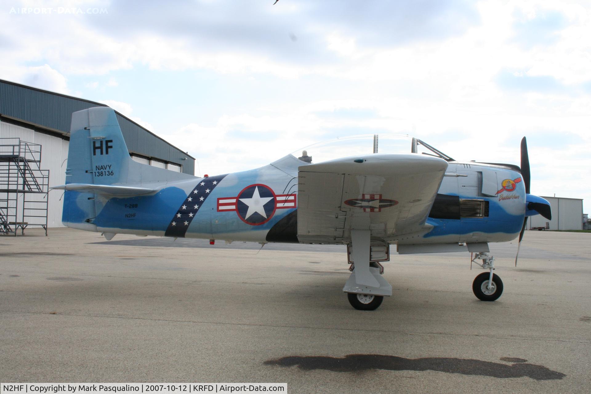 N2HF, 1954 North American T-28B Trojan C/N 200-207, North American T-28B