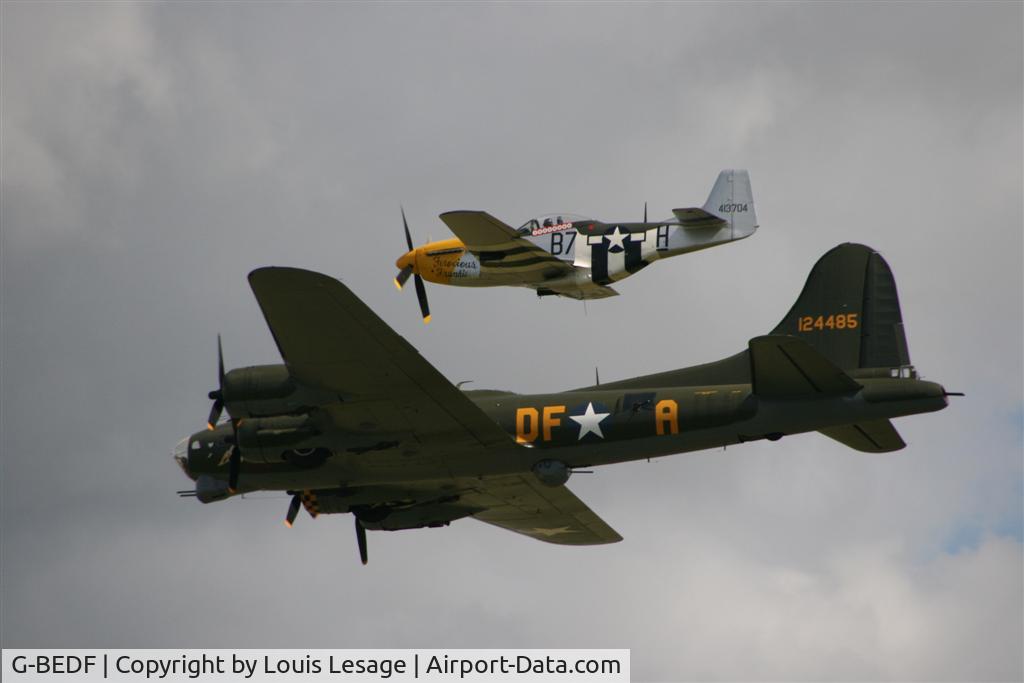G-BEDF, 1944 Boeing B-17G Flying Fortress C/N 8693, at duxford airshow