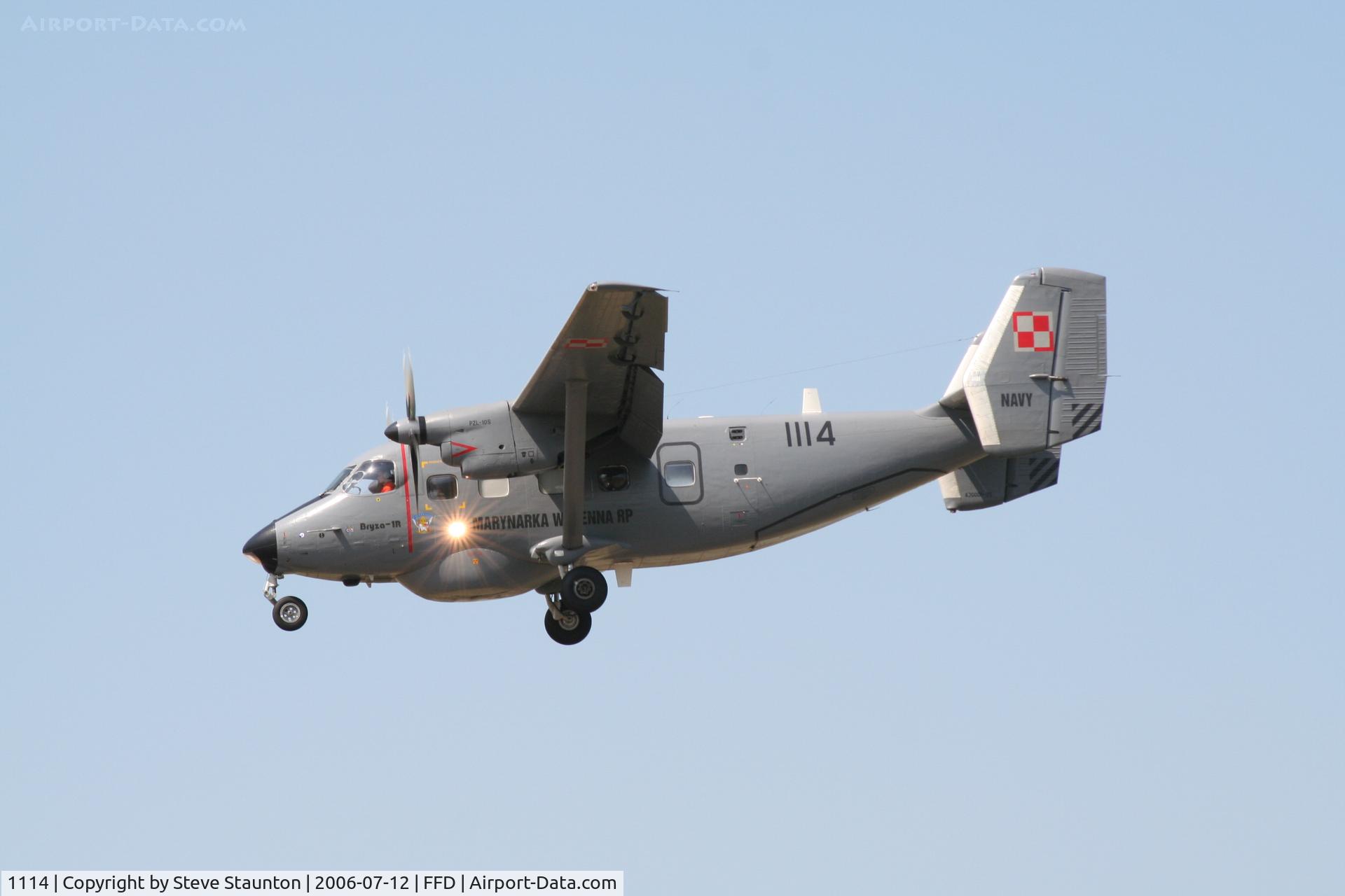 1114, PZL-Mielec M-28B1R Bryza 1R C/N AJG001-05, Royal International Air Tattoo 2006