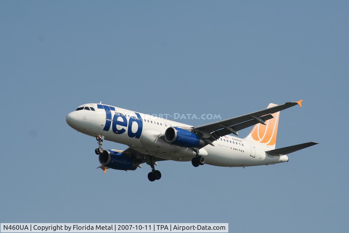 N460UA, 2000 Airbus A320-232 C/N 1248, Ted