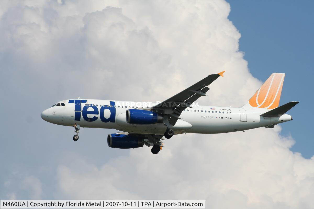 N460UA, 2000 Airbus A320-232 C/N 1248, Ted