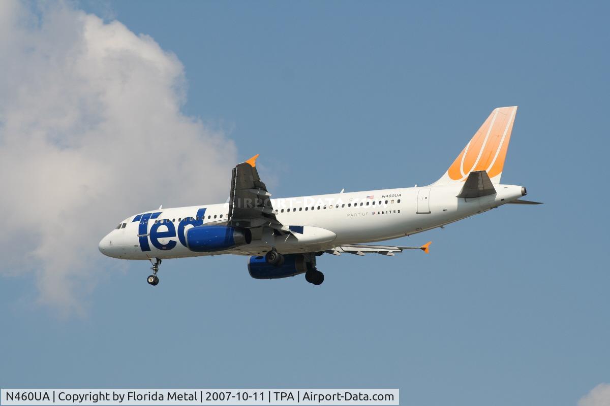 N460UA, 2000 Airbus A320-232 C/N 1248, Ted