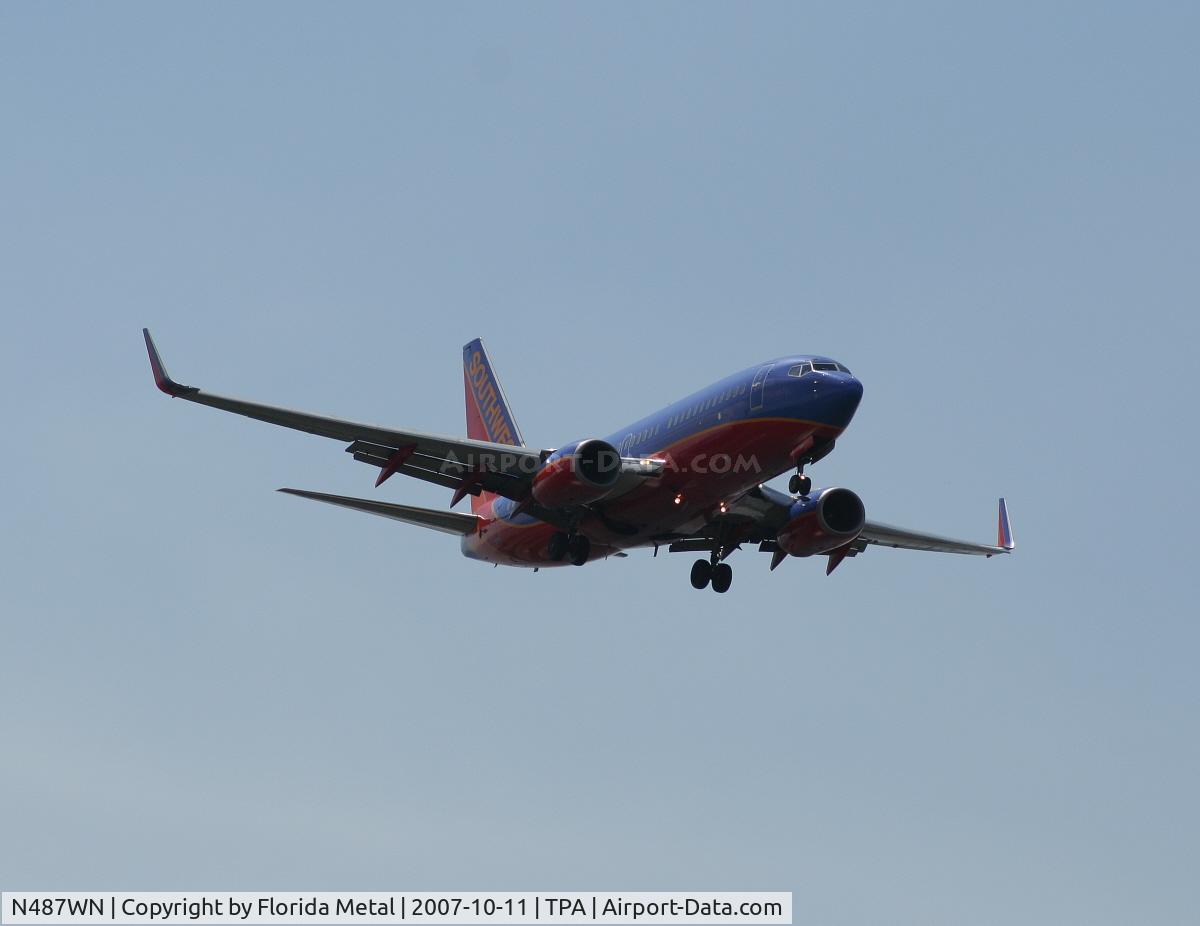 N487WN, 2004 Boeing 737-7H4 C/N 33854, Southwest