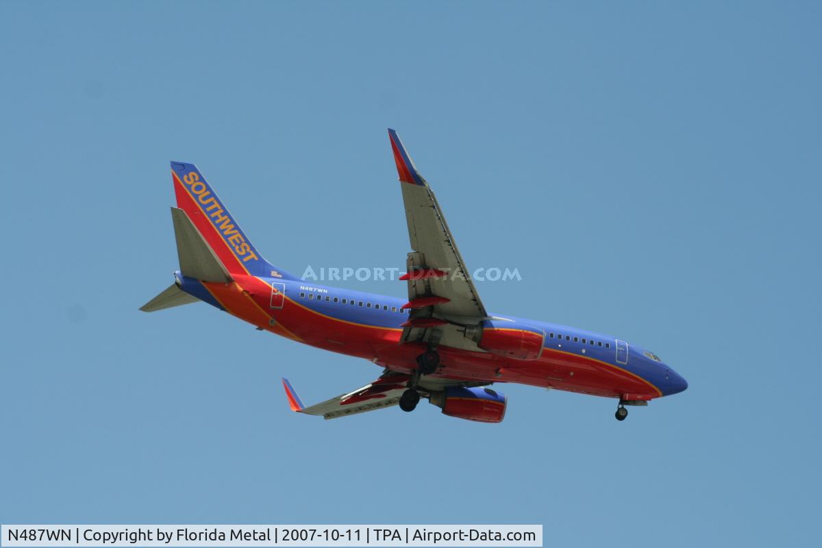 N487WN, 2004 Boeing 737-7H4 C/N 33854, Southwest