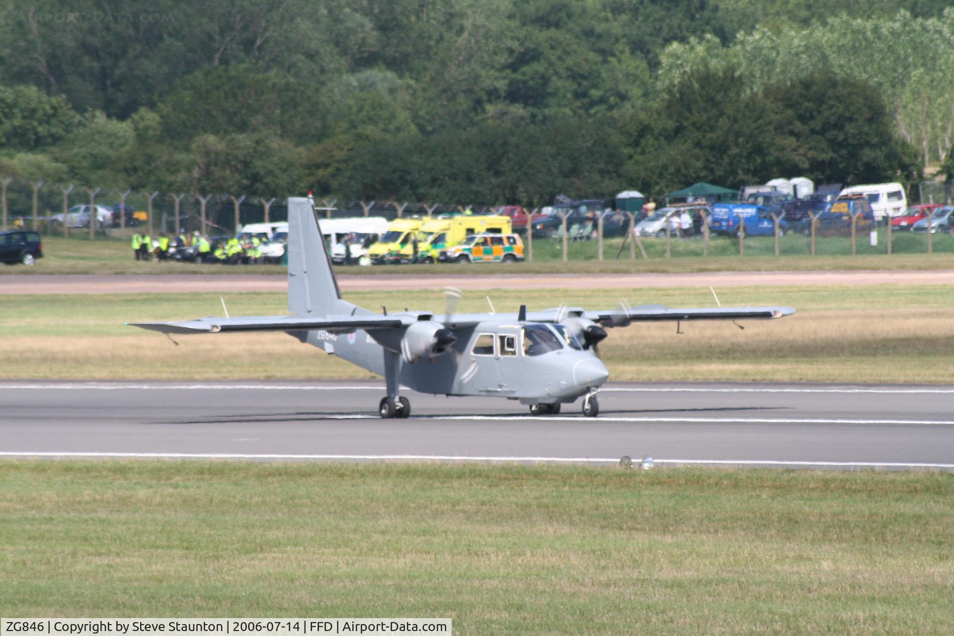 ZG846, 1986 Britten-Norman BN-2-2AL.1 Islander C/N 2195, Royal International Air Tattoo 2006