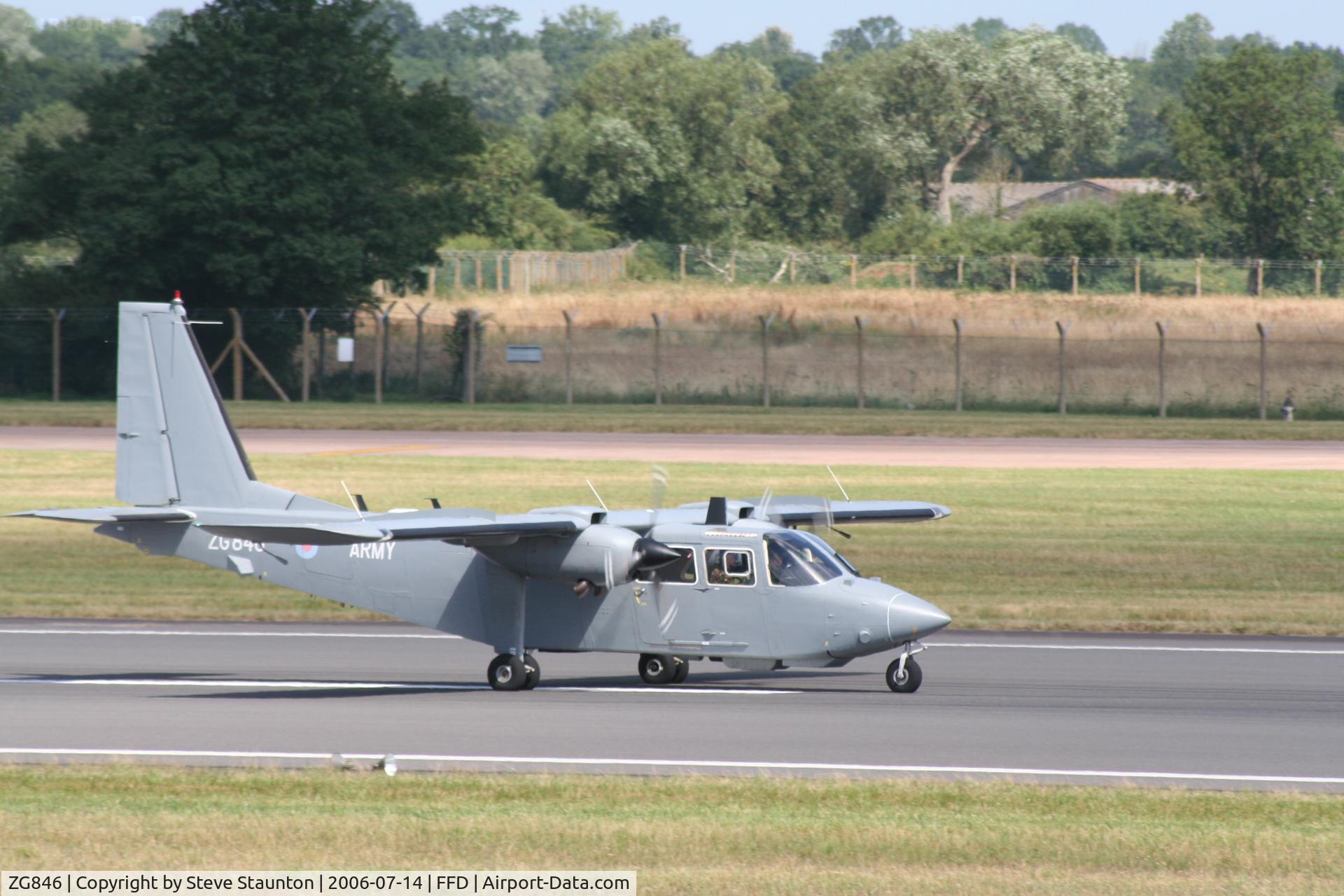 ZG846, 1986 Britten-Norman BN-2-2AL.1 Islander C/N 2195, Royal International Air Tattoo 2006