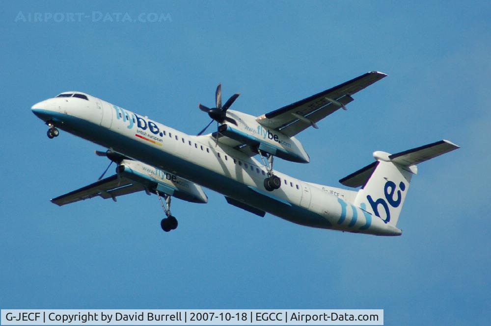 G-JECF, 2004 De Havilland Canada DHC-8-402Q Dash 8 C/N 4095, Flybe - Landing
