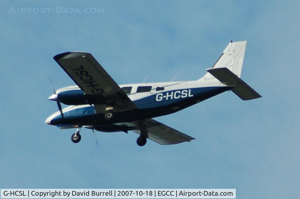 G-HCSL, 1981 Piper PA-34-220T C/N 34-8133237, Piper - Landing