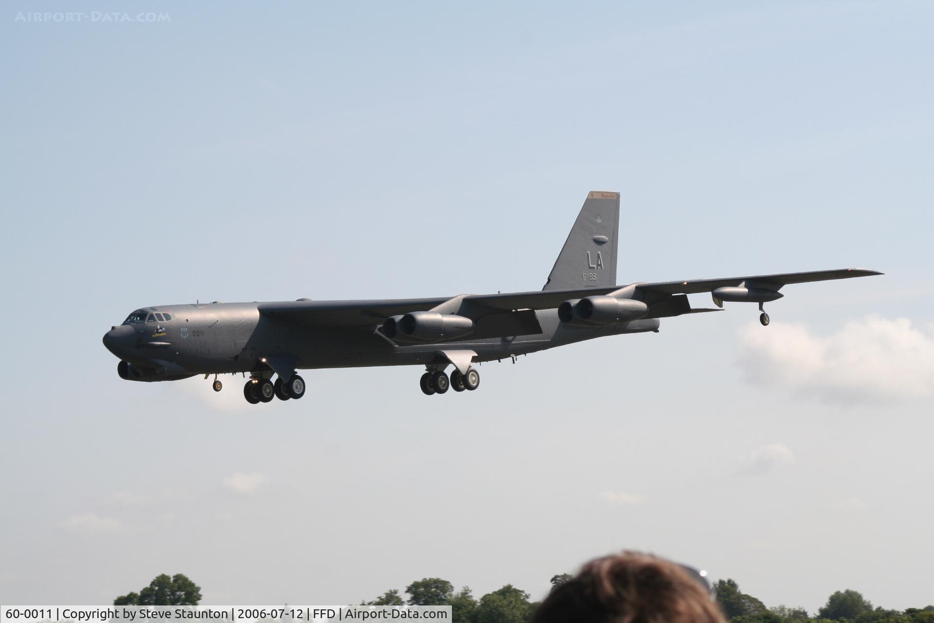 60-0011, 1960 Boeing B-52H Stratofortress C/N 464376, Royal International Air Tattoo 2006