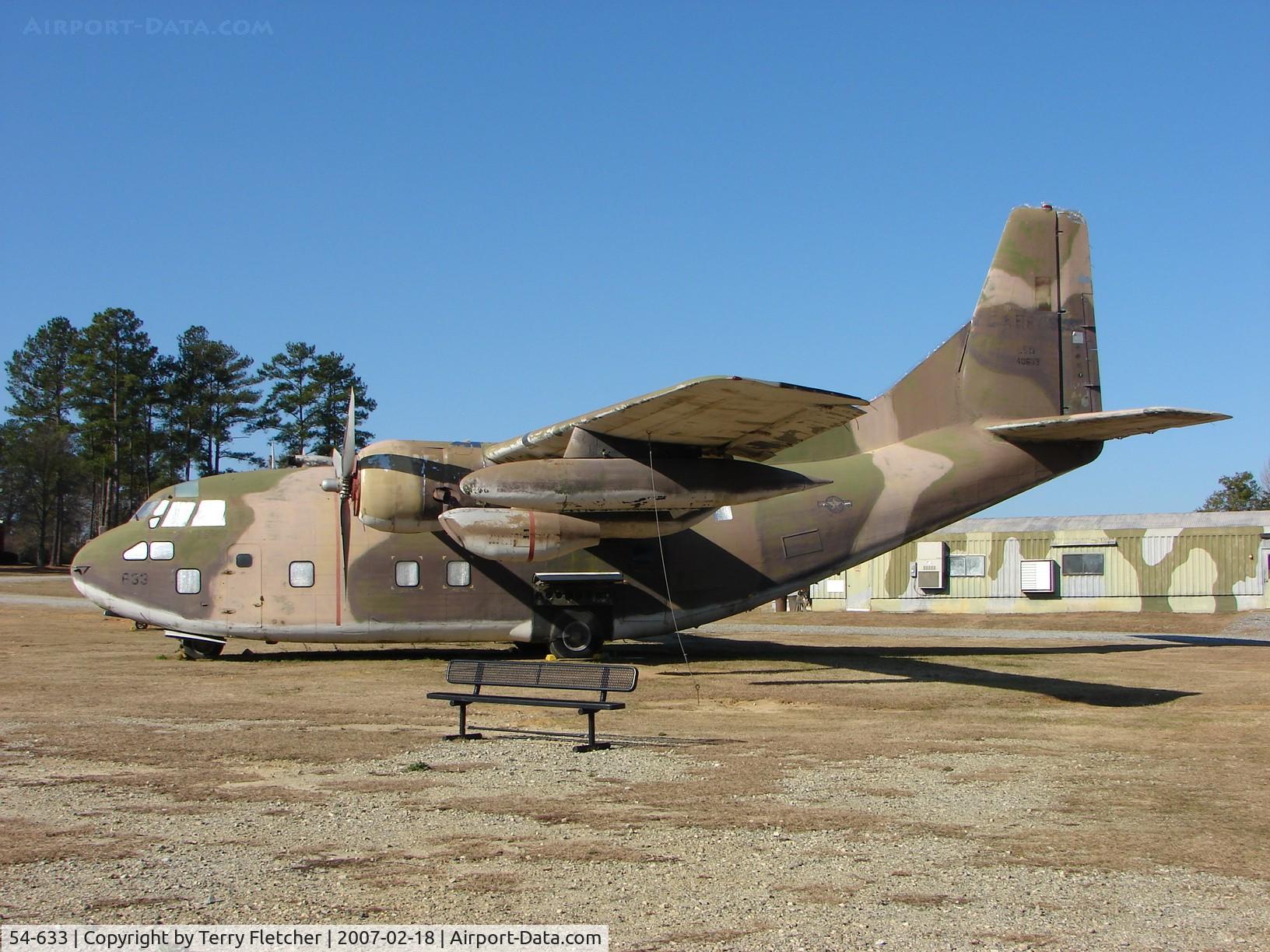 54-633, 1954 Fairchild UC-123K Provider C/N 20082, Wonderful exhibits at the superb Warner Robbins Museum in Georgia