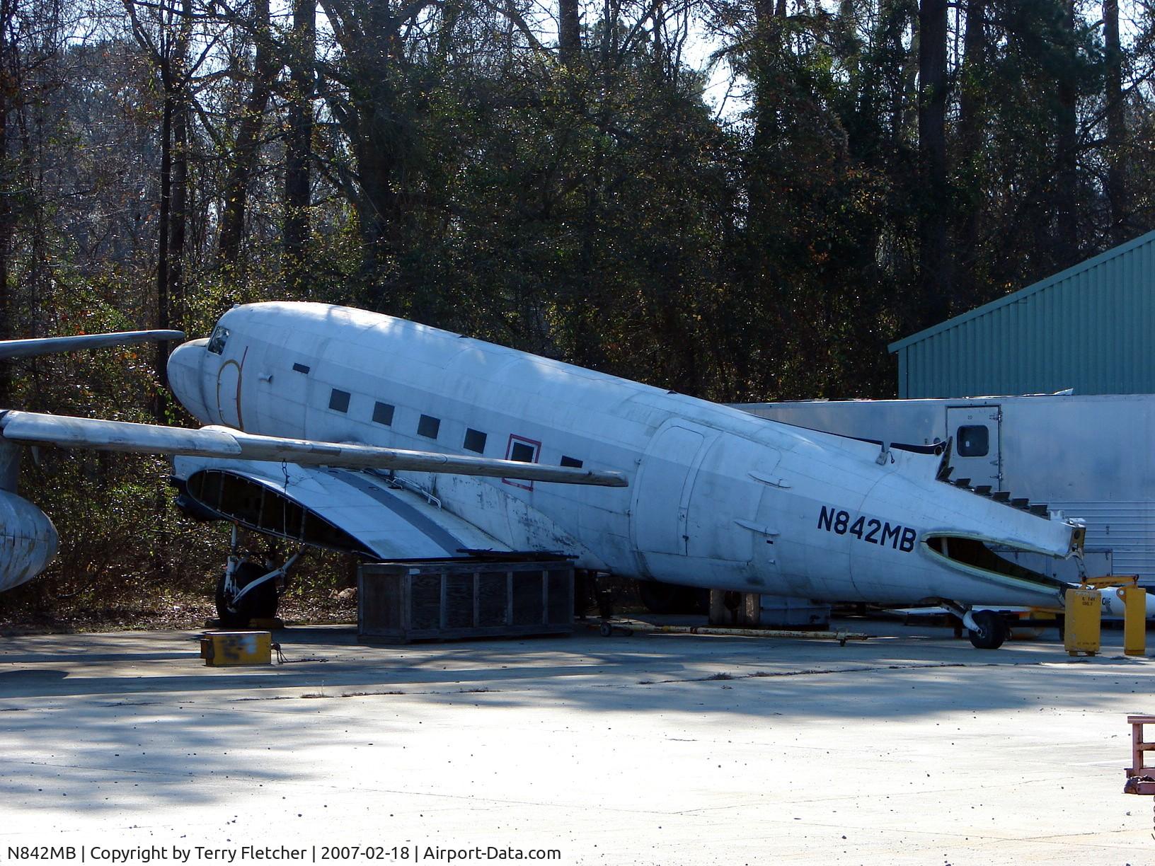 N842MB, 1943 Douglas C-47 C/N 19741, Following an earlier accident , this C-47 is now stored at the WRB Museum