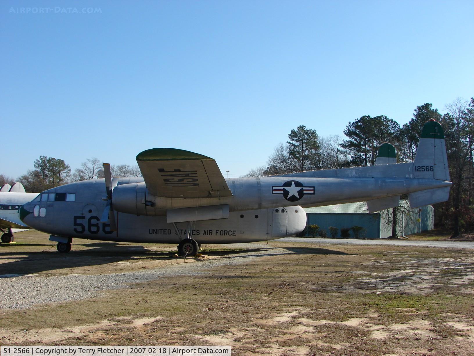 51-2566, 1951 Fairchild C-119C Flying Boxcar C/N 10524, Wonderful exhibits at the superb Warner Robbins Museum in Georgia