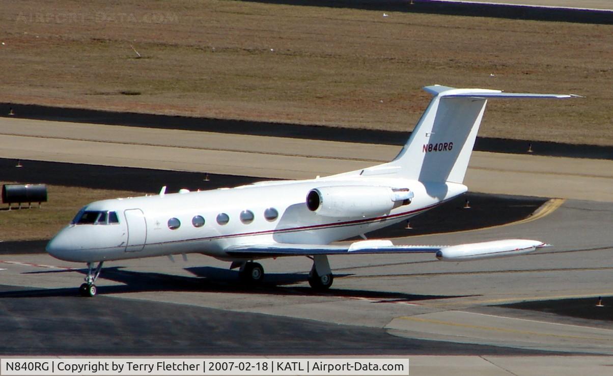 N840RG, Gulfstream American G-1159 Gulfstream II C/N 235, Gulf 2 at ATL