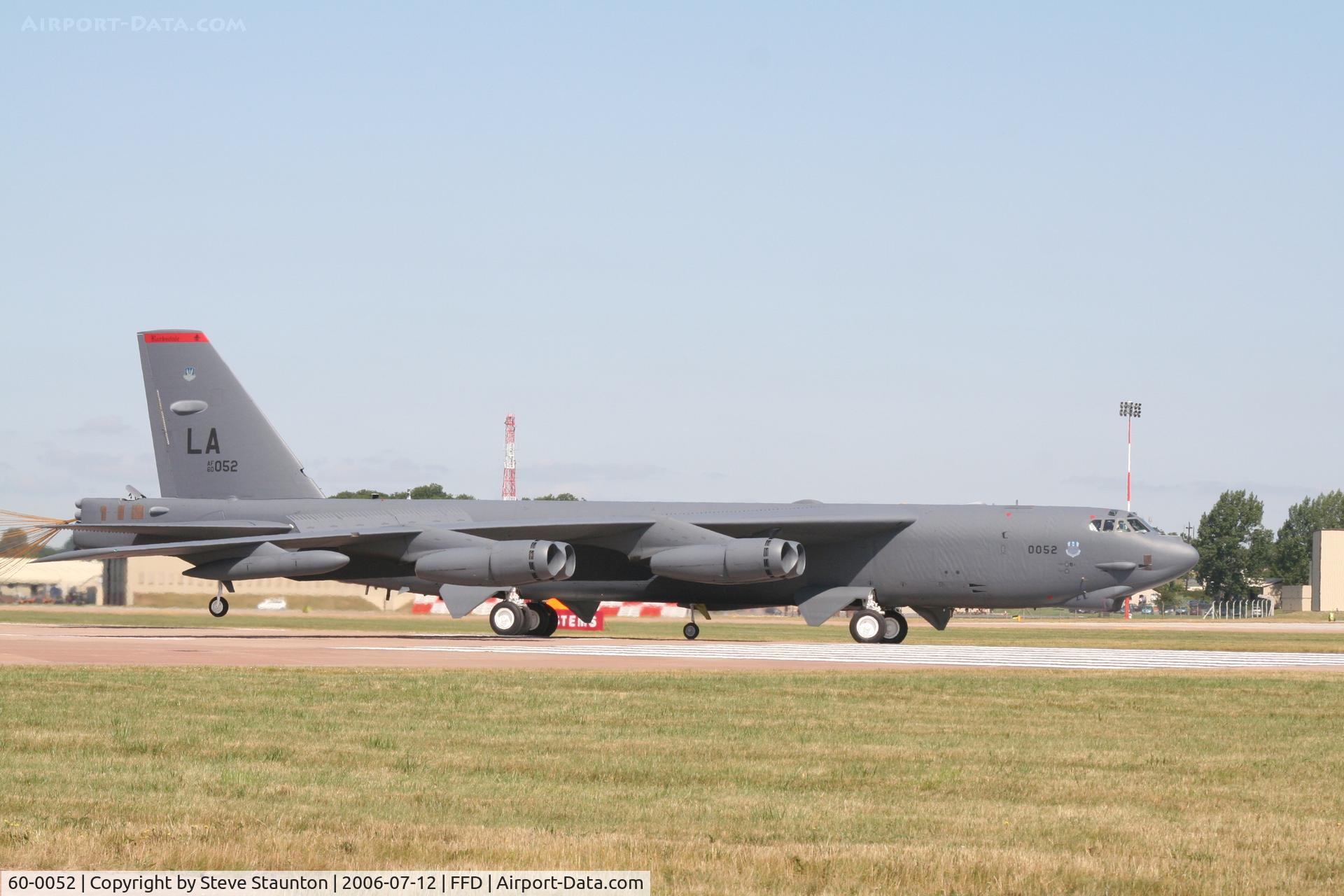 60-0052, 1960 Boeing B-52H Stratofortress C/N 464417, Royal International Air Tattoo 2006