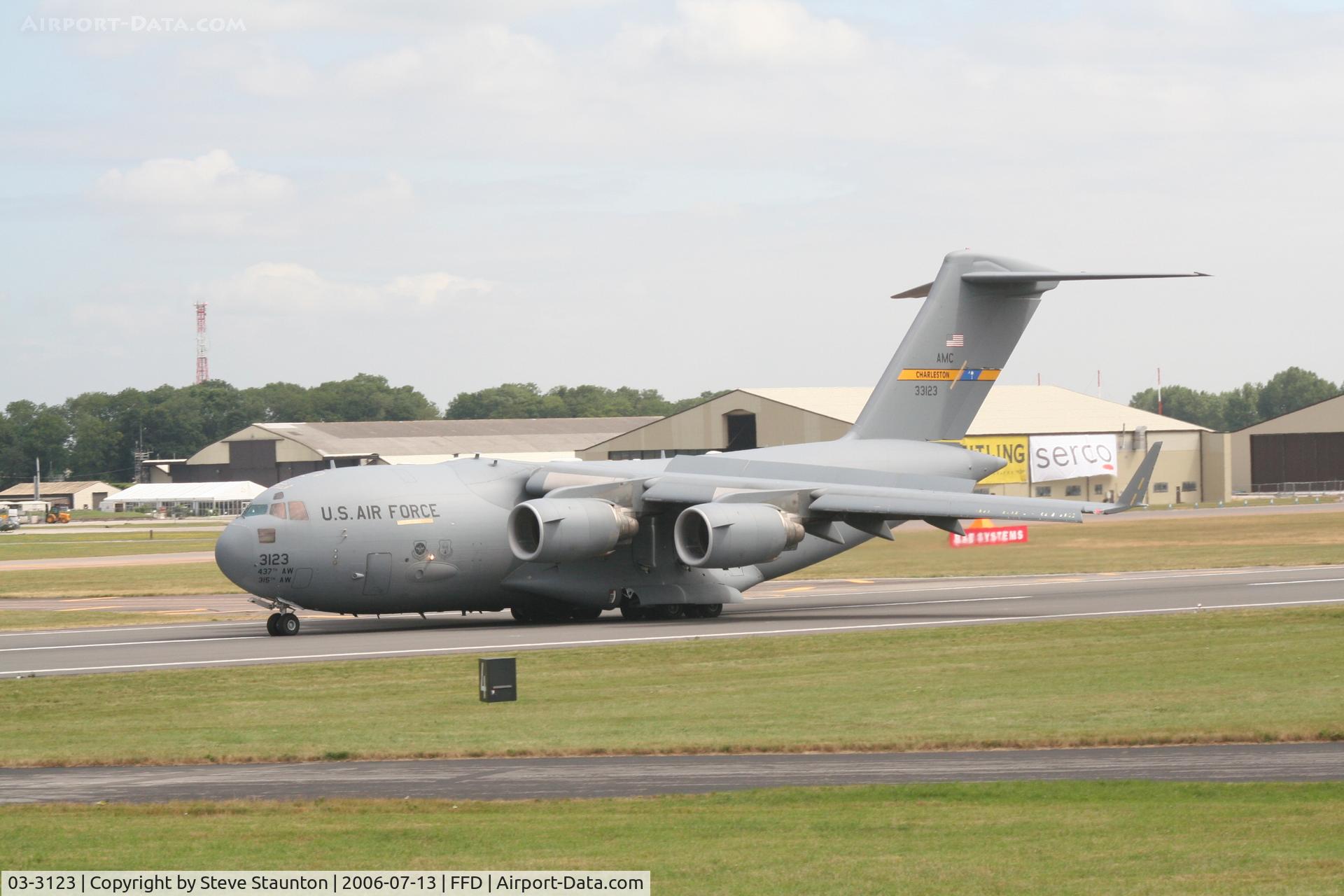 03-3123, 2003 Boeing C-17A Globemaster III C/N P-123, Royal International Air Tattoo 2006