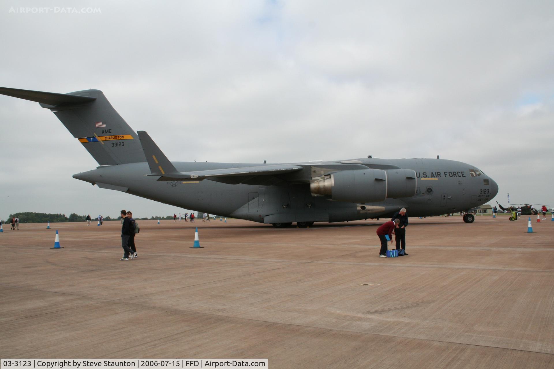 03-3123, 2003 Boeing C-17A Globemaster III C/N P-123, Royal International Air Tattoo 2006