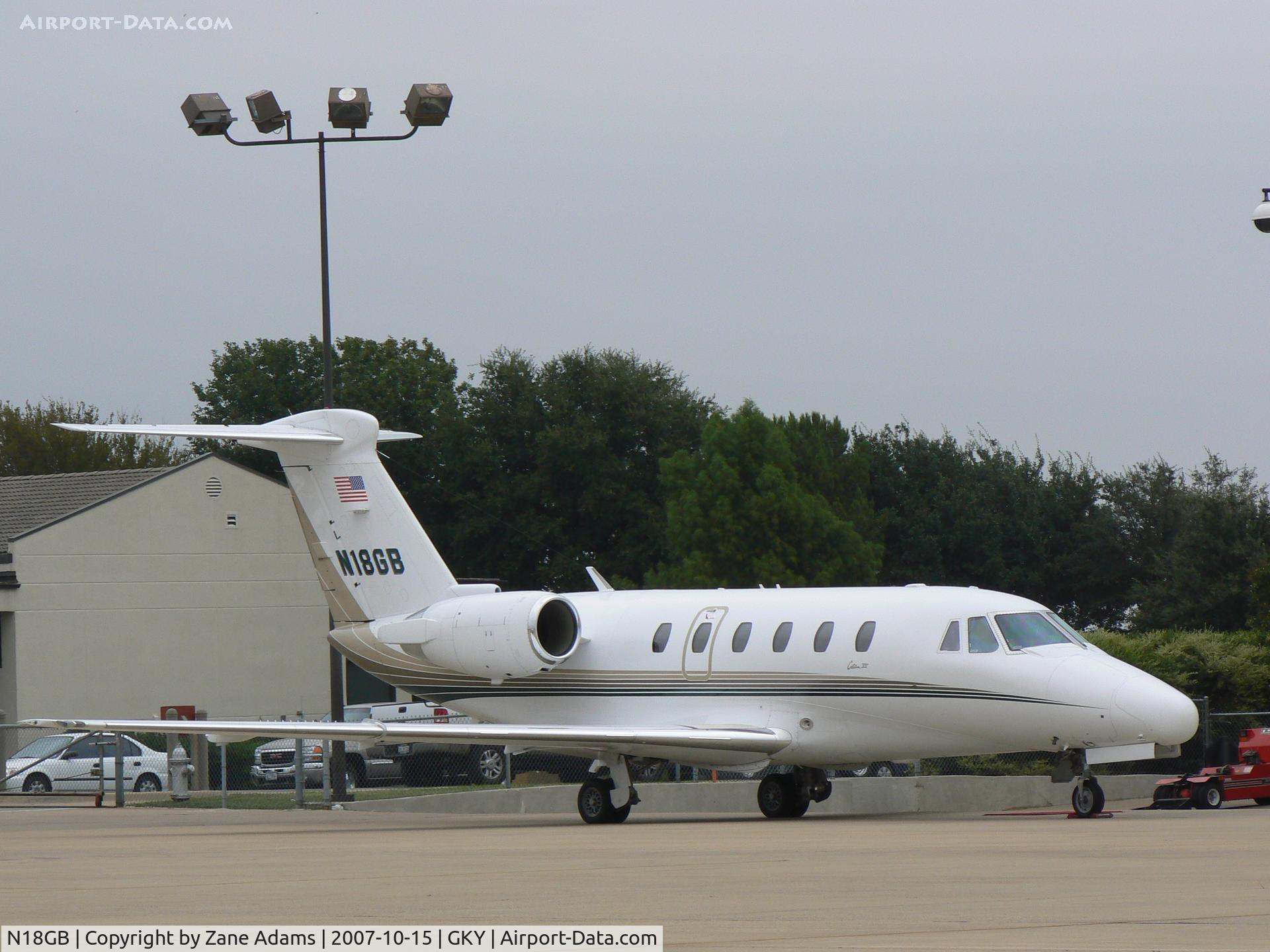 N18GB, 1995 Cessna 650 Citation VII C/N 650-7048, On the Ramp at Arlington Muni