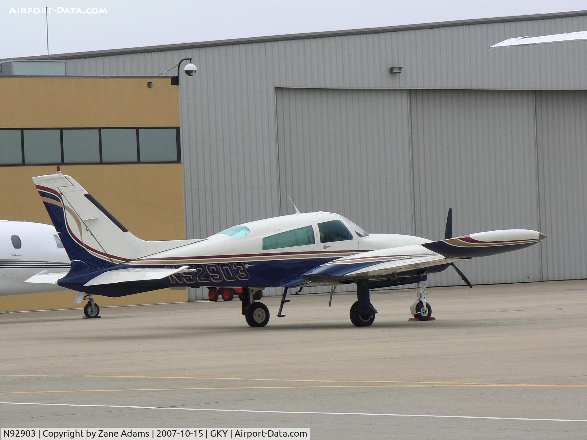 N92903, 1981 Cessna T310R C/N 310R2140, on the ramp at Arlington Muni