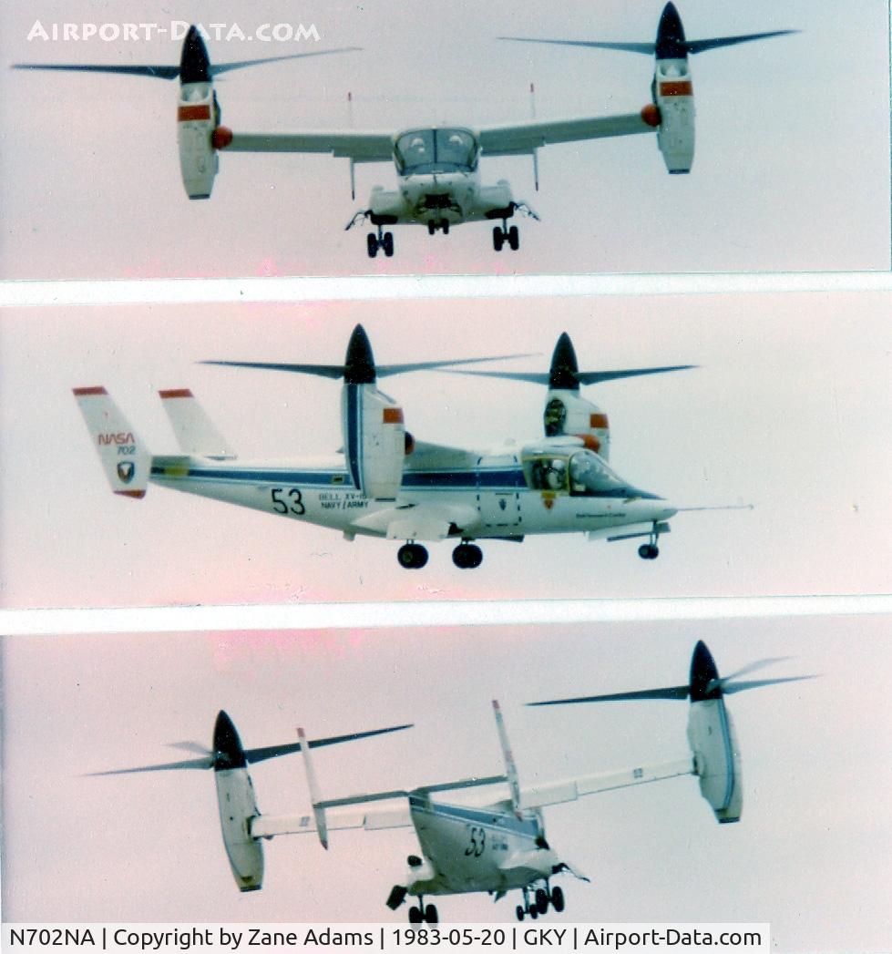 N702NA, 1977 Bell 301 C/N 0001, XV-15 at Arlington Bell Test Flight
