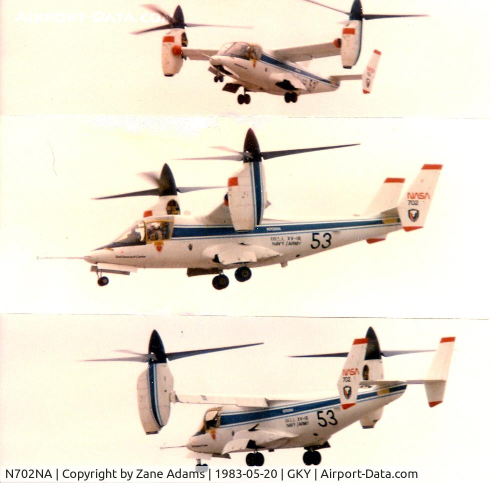 N702NA, 1977 Bell 301 C/N 0001, XV-15 at Arlington Bell Test Flight