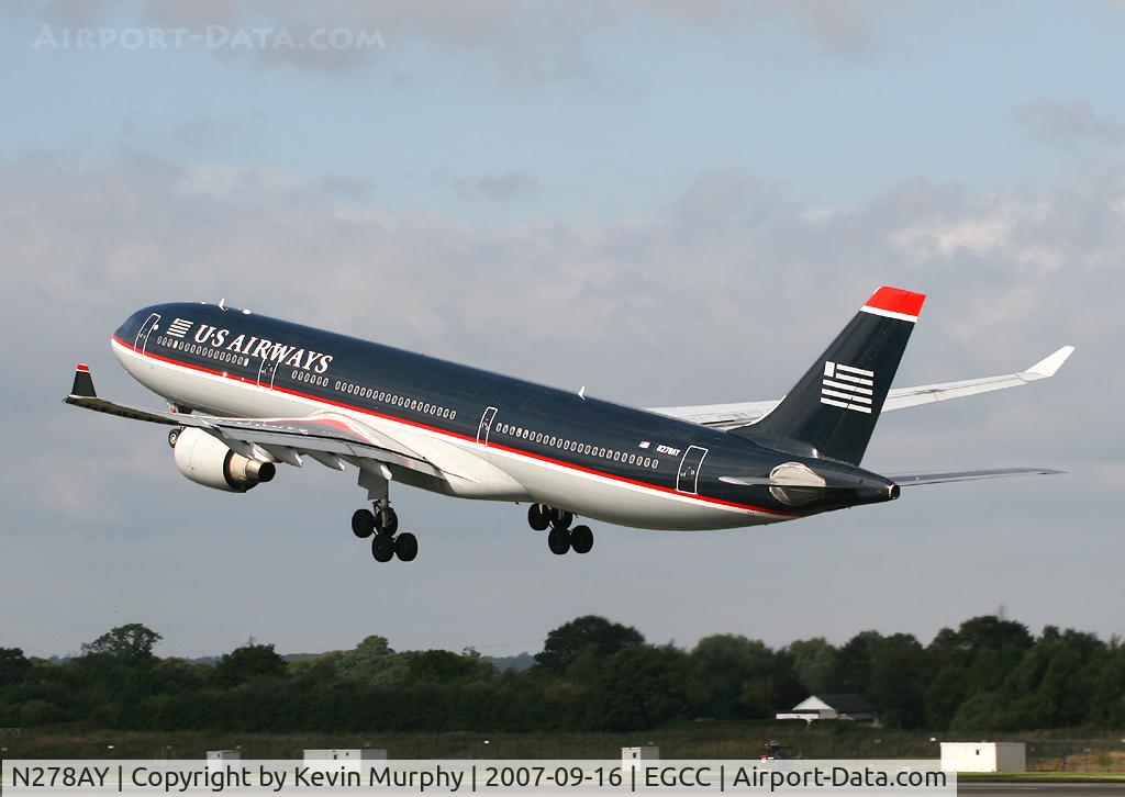 N278AY, 2001 Airbus A330-323 C/N 0388, US AIR 330