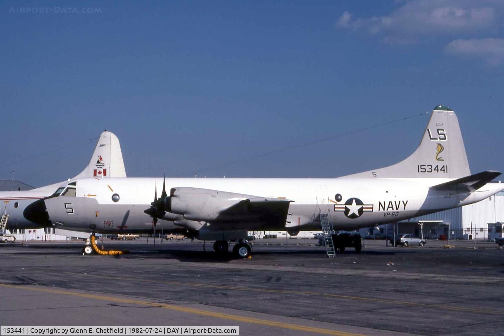 153441, 1966 Lockheed P-3B-85-LO Orion C/N 185-5238, P-3B at the Dayton International Air Show