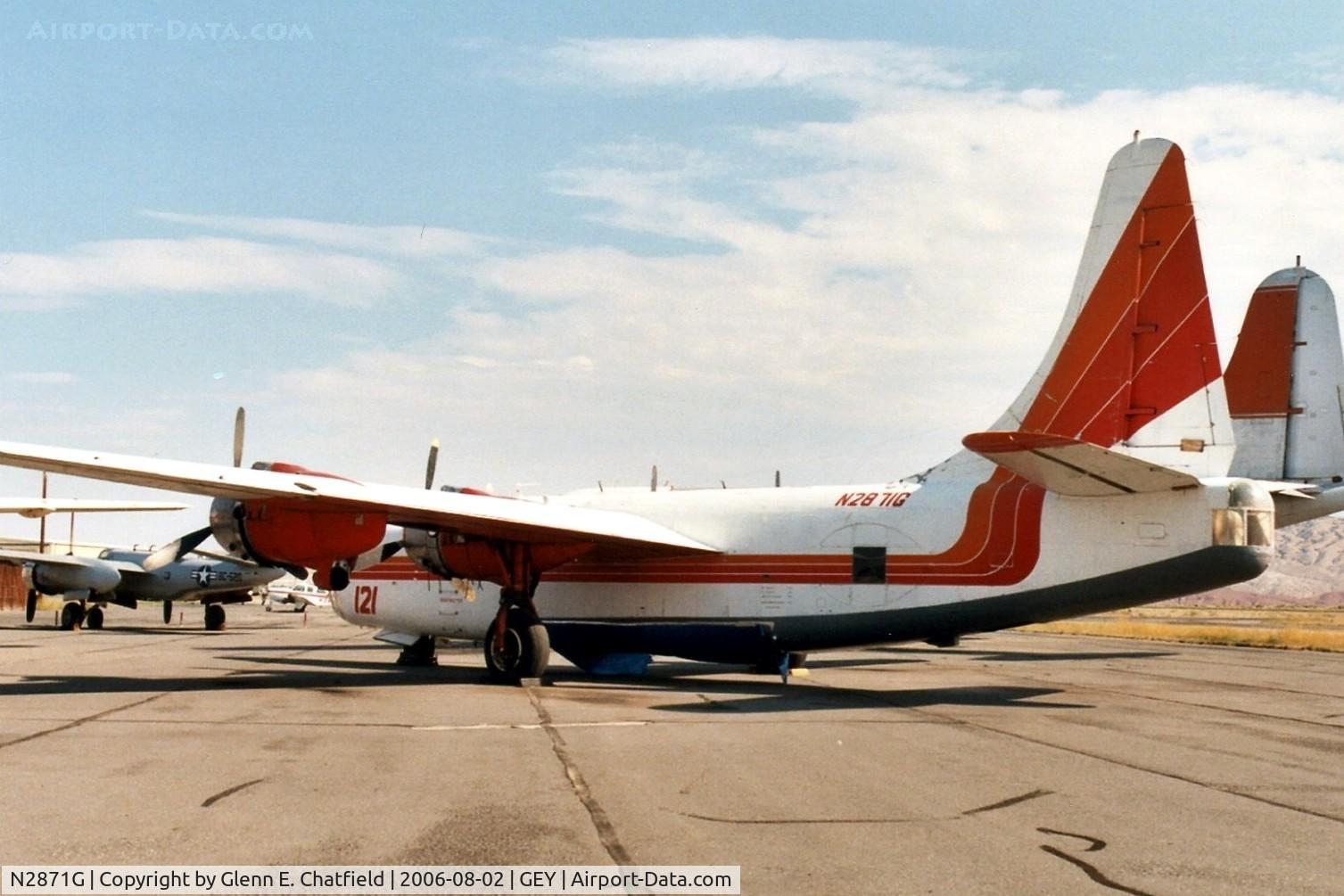 N2871G, Consolidated Vultee P4Y-2 Privateer C/N 66302, PB4Y-2/P-4B at the Firefighters' Museum