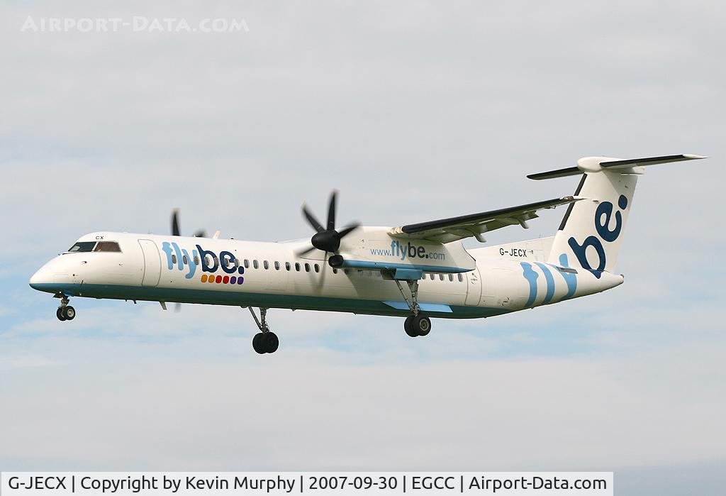 G-JECX, 2007 De Havilland Canada DHC-8-402Q Dash 8 C/N 4155, FLYBE DASH 8