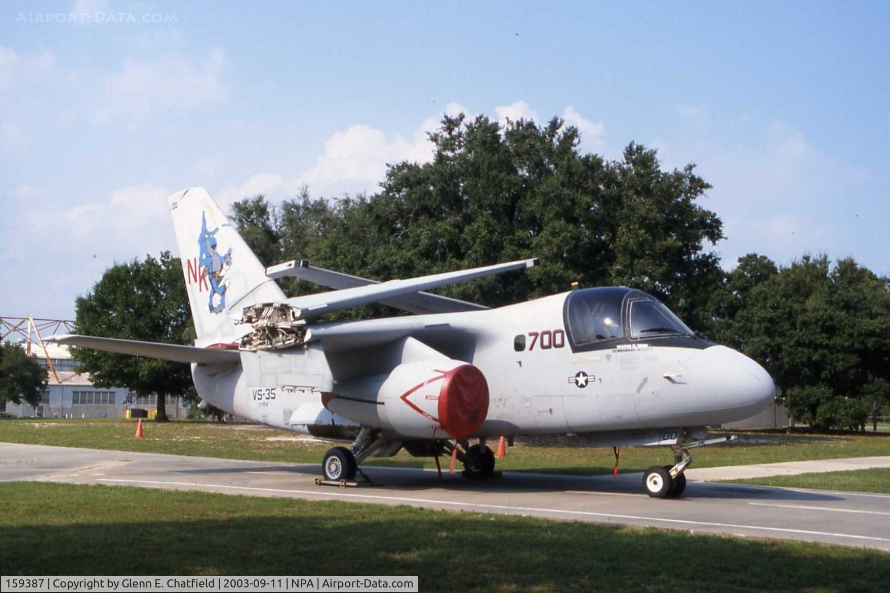 159387, Lockheed S-3B Viking C/N 394A-1023, S-3B at the National Museum of Naval Aviation.  This is the aircraft that flew President Bush onto the USS Abraham Lincoln on May 1, 2003.