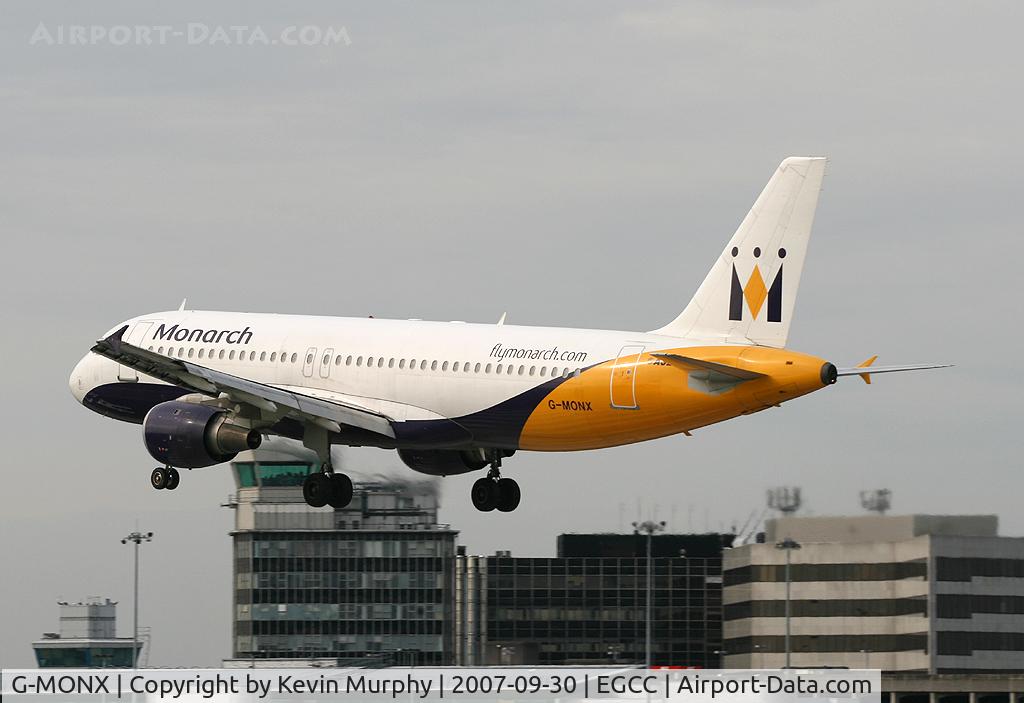 G-MONX, 1992 Airbus A320-212 C/N 392, MONARCH AIRBUS
