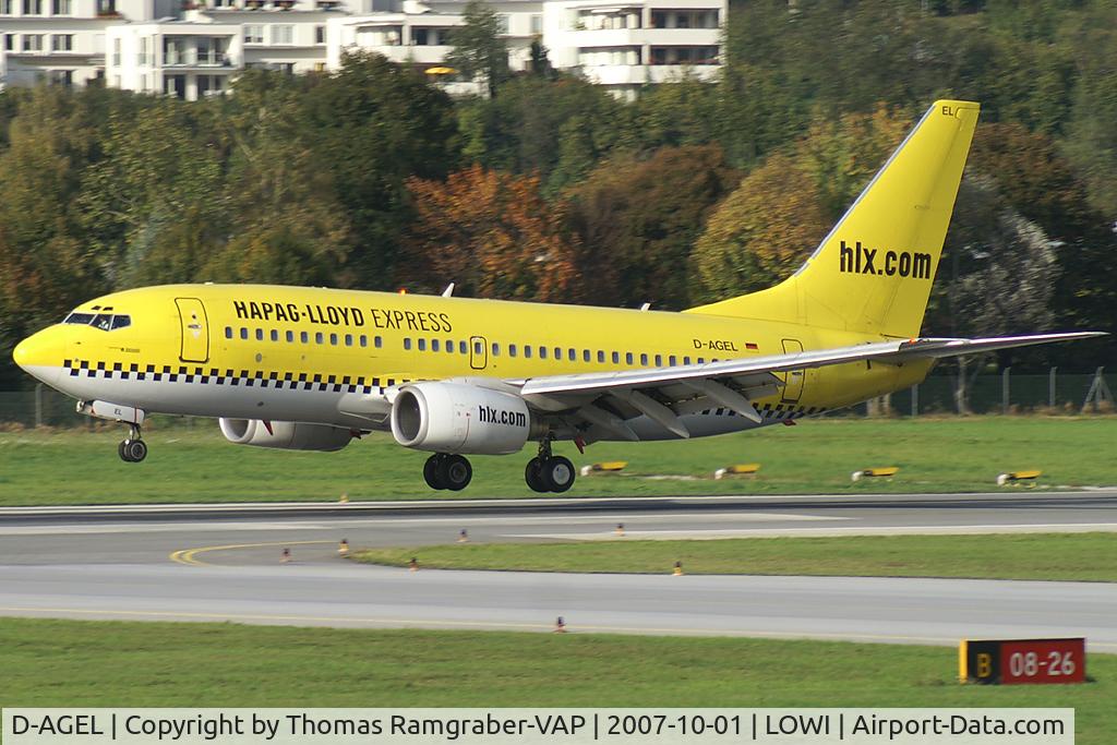 D-AGEL, 1997 Boeing 737-75B C/N 28110, Hapag Lloyd Express Boeing 737-700