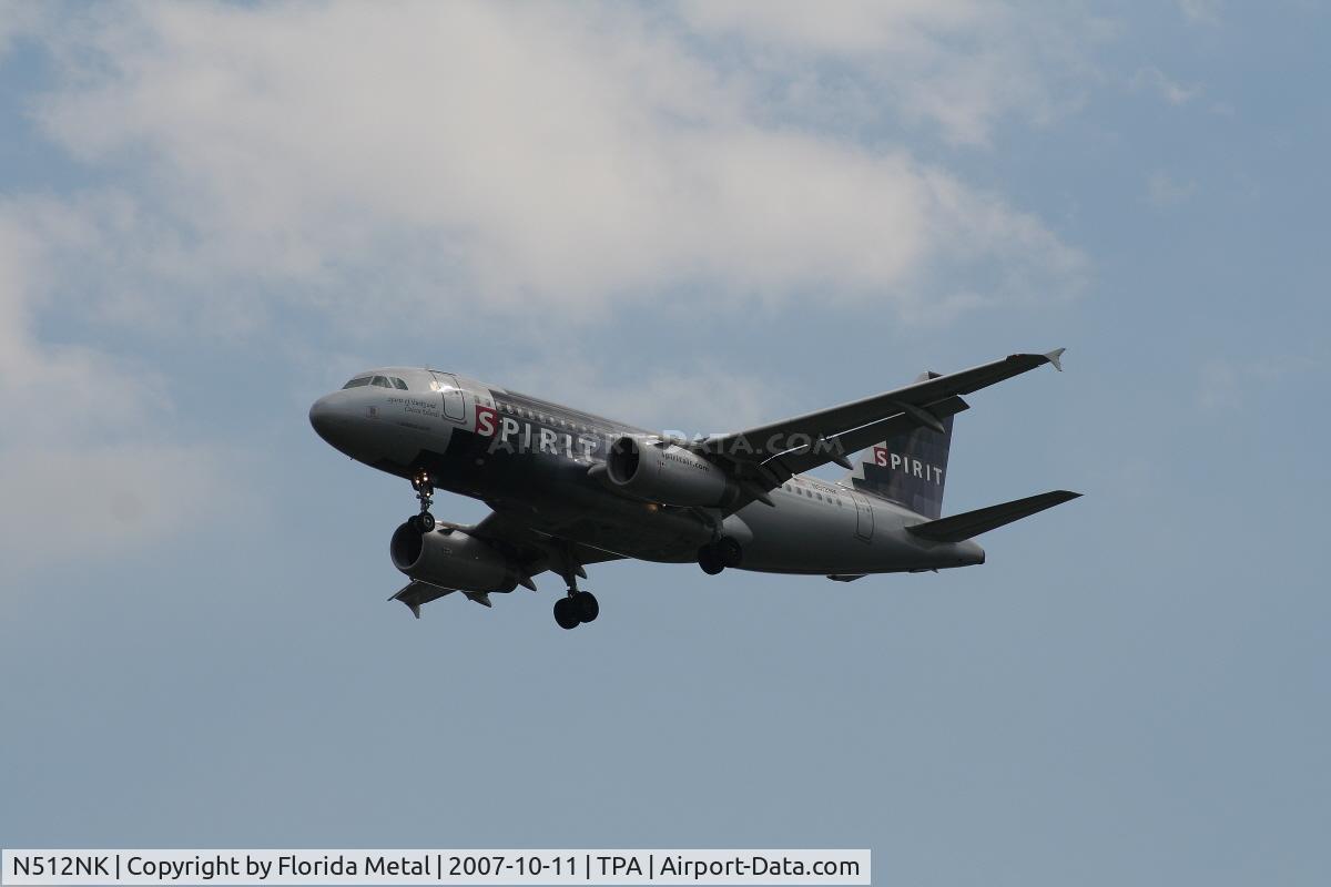 N512NK, 2006 Airbus A319-132 C/N 2673, Spirit