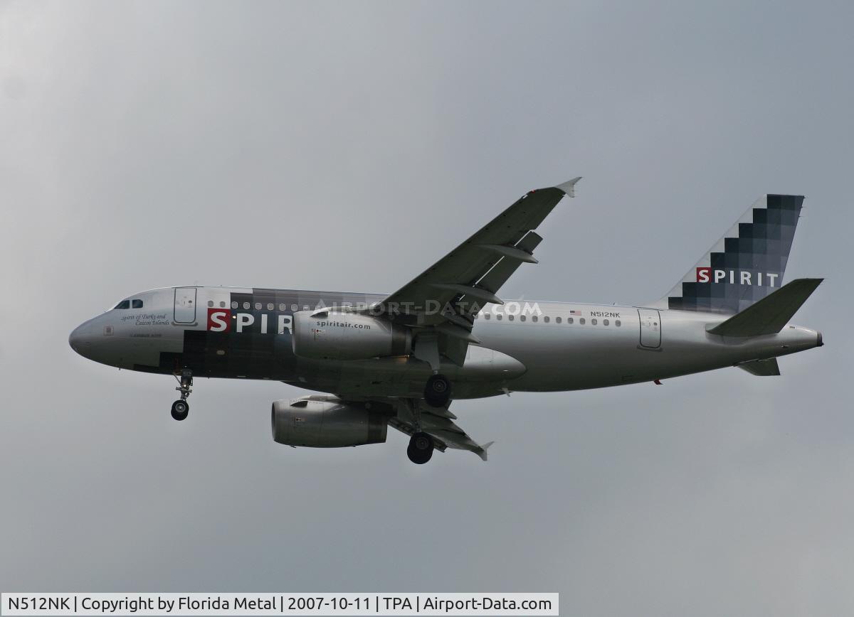 N512NK, 2006 Airbus A319-132 C/N 2673, Spirit
