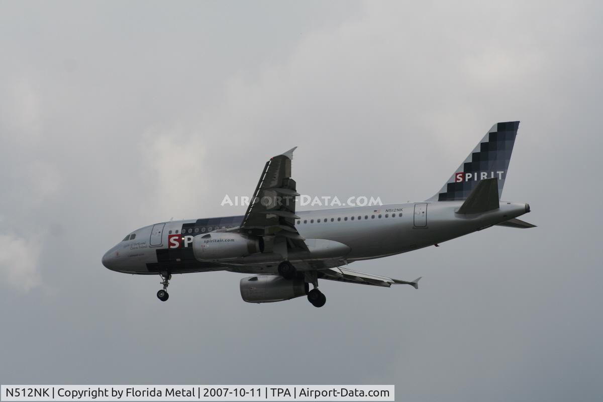 N512NK, 2006 Airbus A319-132 C/N 2673, spirit