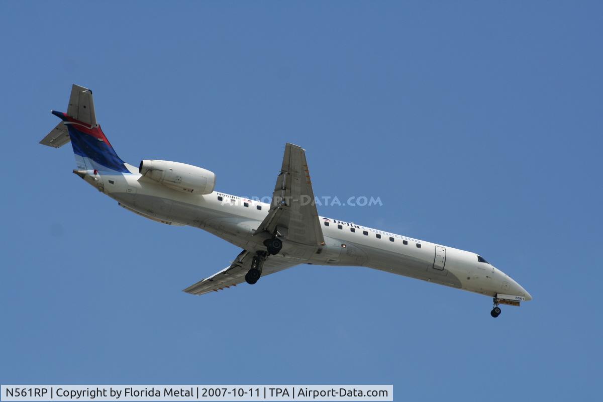N561RP, 2002 Embraer ERJ-145LR (EMB-145LR) C/N 145447, Delta Connection
