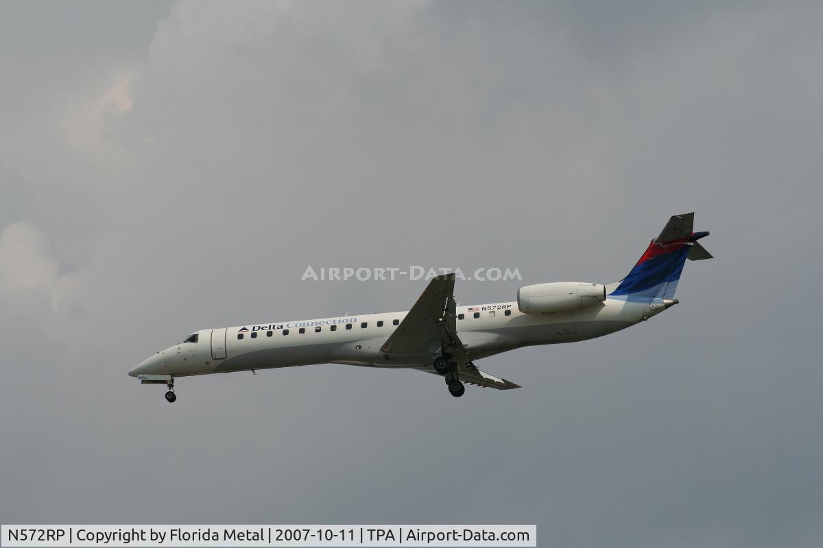 N572RP, 2004 Embraer EMB-145LR C/N 14500828, Delta Connection