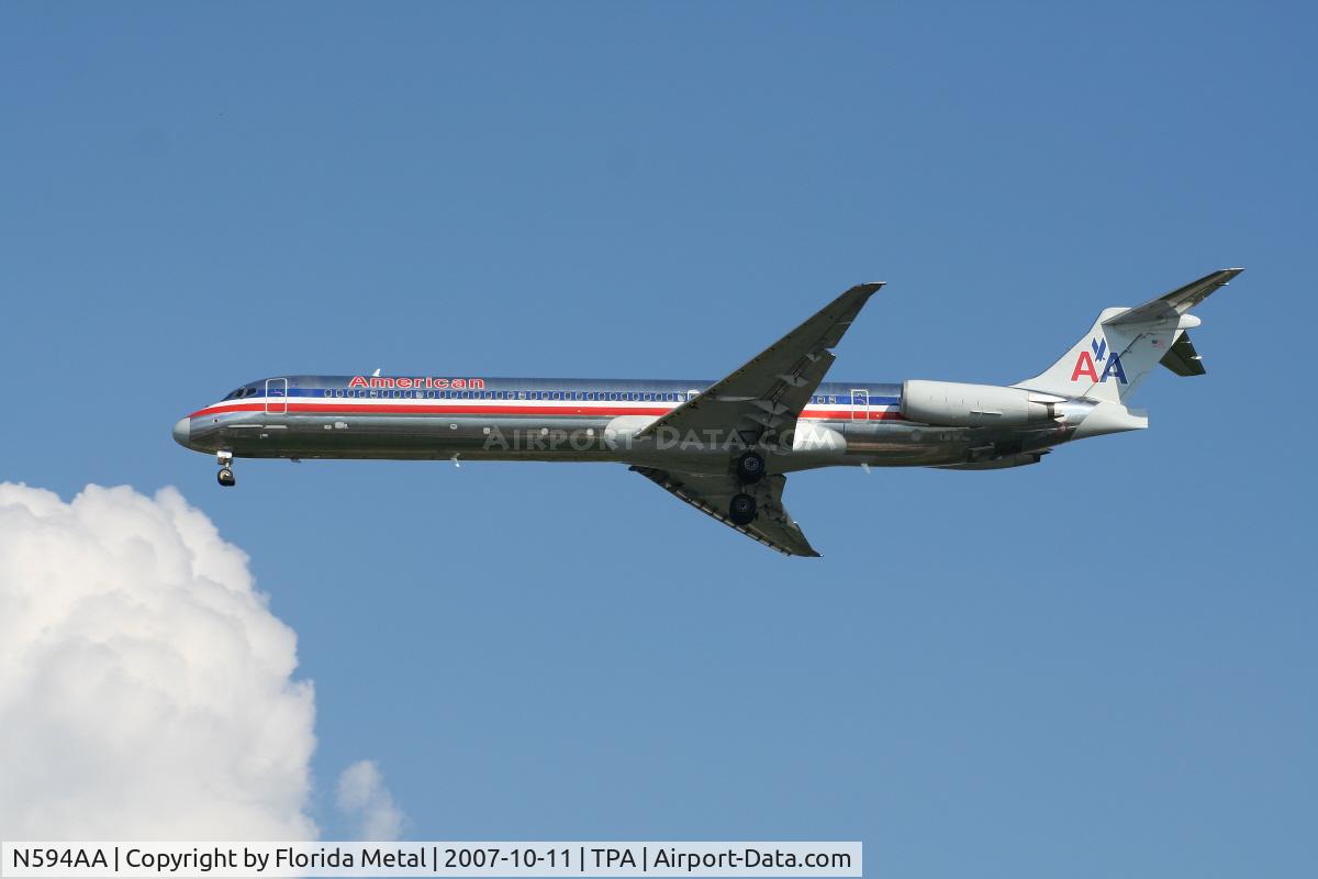 N594AA, 1992 McDonnell Douglas MD-83 (DC-9-83) C/N 53284, American