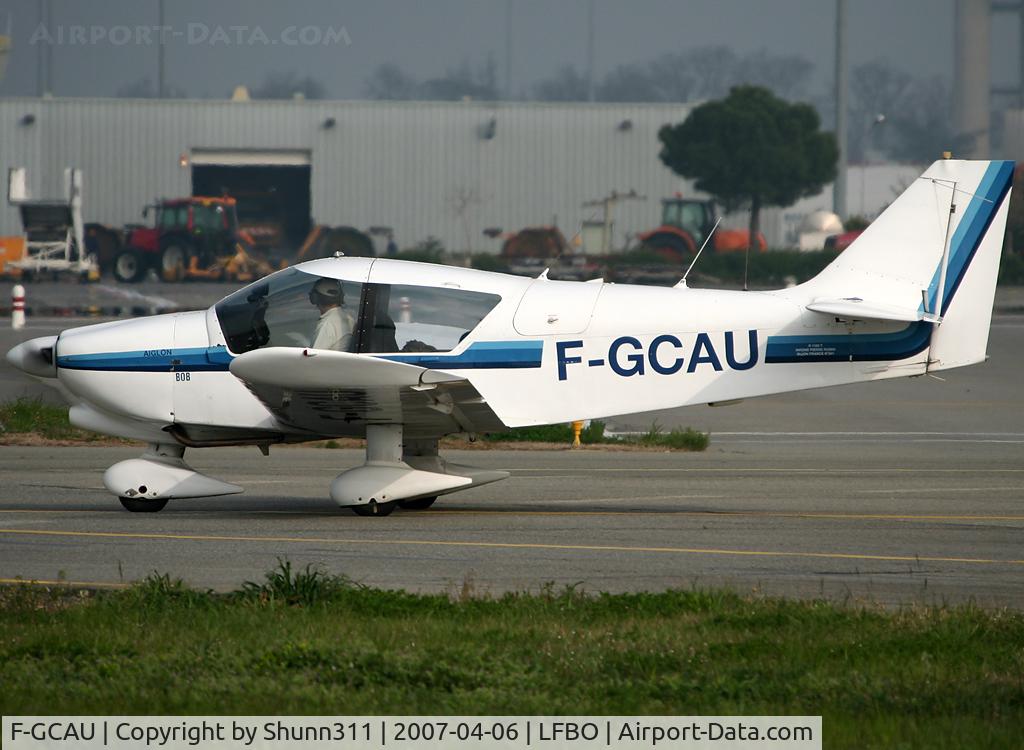 F-GCAU, 1979 Robin R-1180T Aiglon C/N 241, Taxiing holy point rwy 32R for departure
