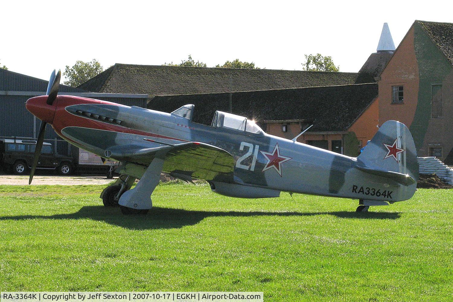 RA-3364K, Yakovlev Yak-3UA Replica C/N 0470203, Yakovlev YAK-3UA at EGKH