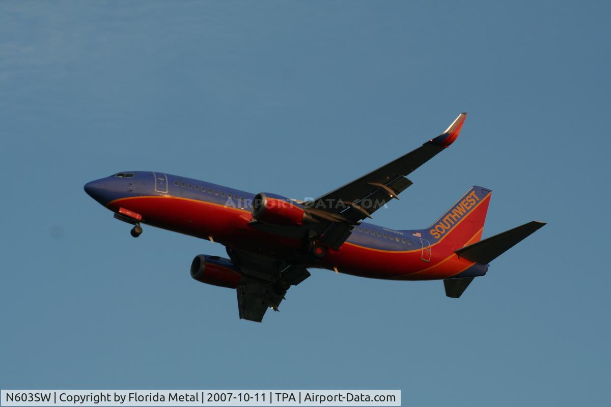 N603SW, 1995 Boeing 737-3H4 C/N 27954, Southwest