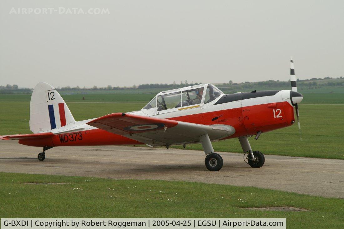 G-BXDI, 1952 De Havilland DHC-1 Chipmunk 22 C/N C1/0312, On its way to the runway.