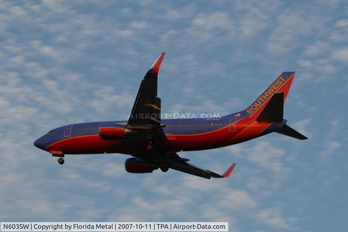 N603SW, 1995 Boeing 737-3H4 C/N 27954, Southwest