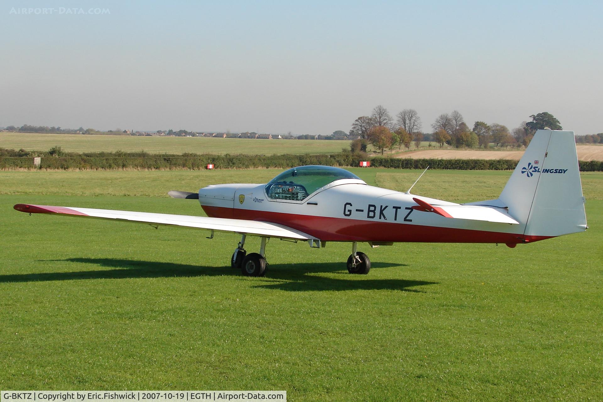 G-BKTZ, 1983 Slingsby T-67M Firefly C/N 2004, 1. G-BKTZ at Shuttleworth (Old Warden) Aerodrome.