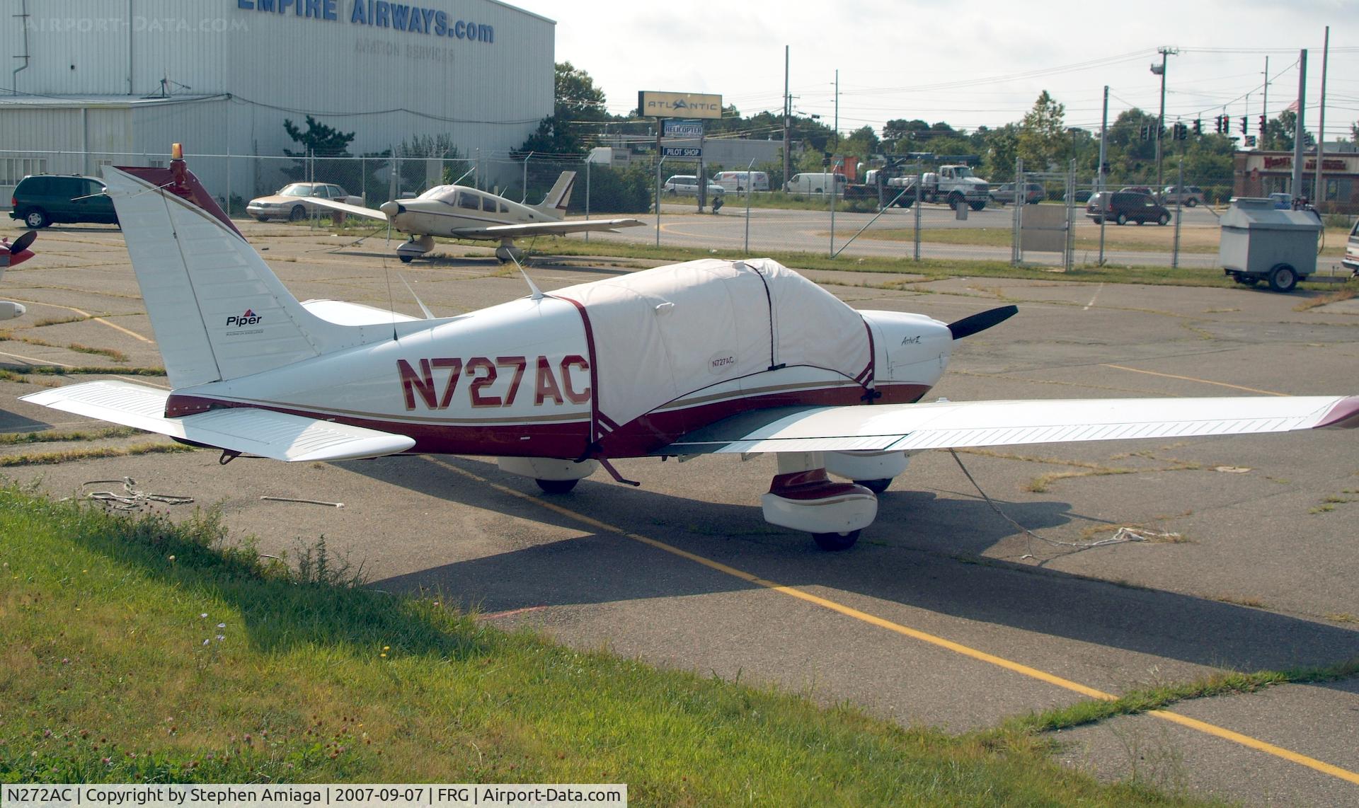N272AC, 1998 American Champion 7GCBC C/N 1253-98, Champion on the Atlantic Ramp