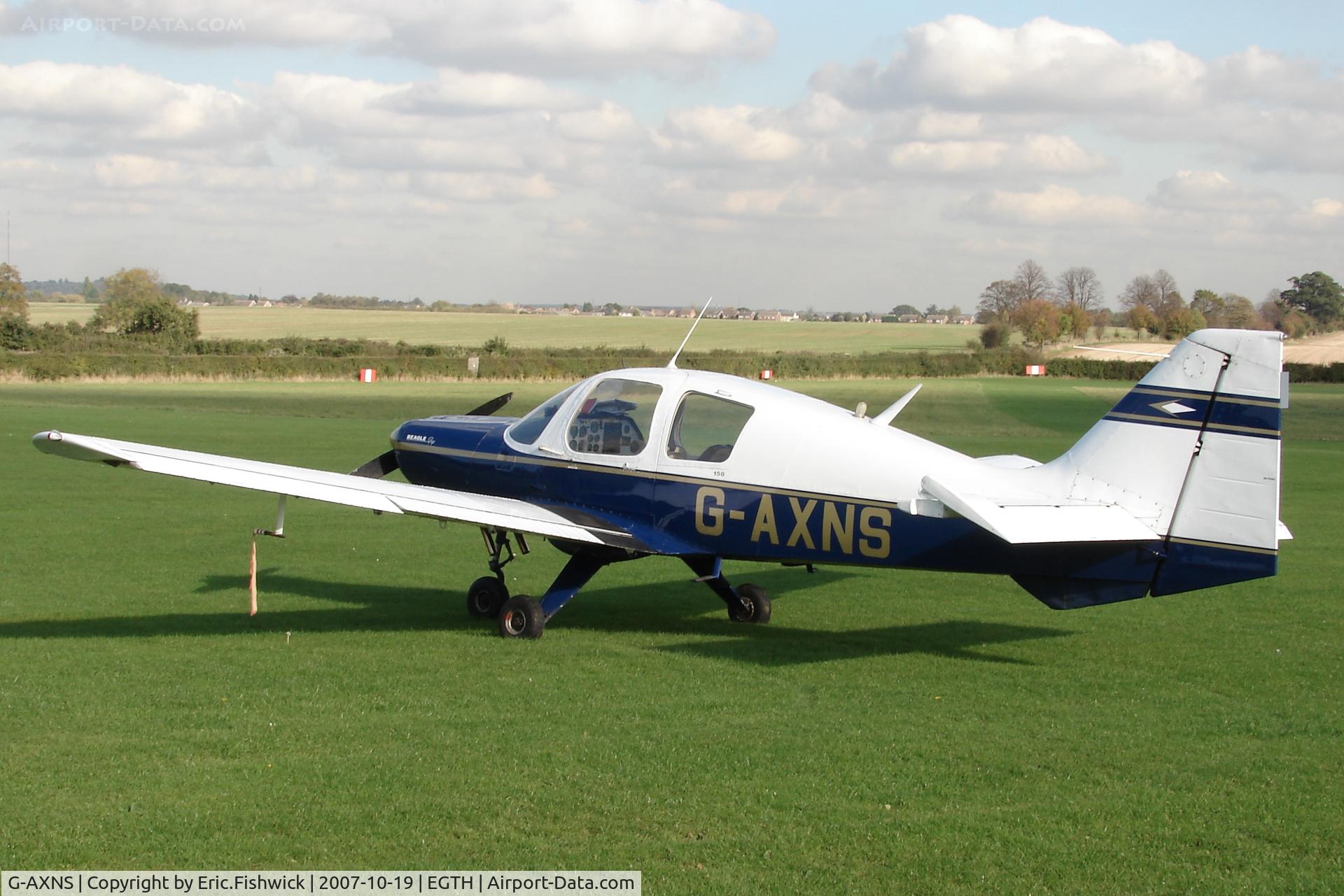 G-AXNS, 1969 Beagle B-121 Pup Series 2 (Pup 150) C/N B121-110, 1. G-ANXS at Shuttleworth (Old Warden) Aerodrome.