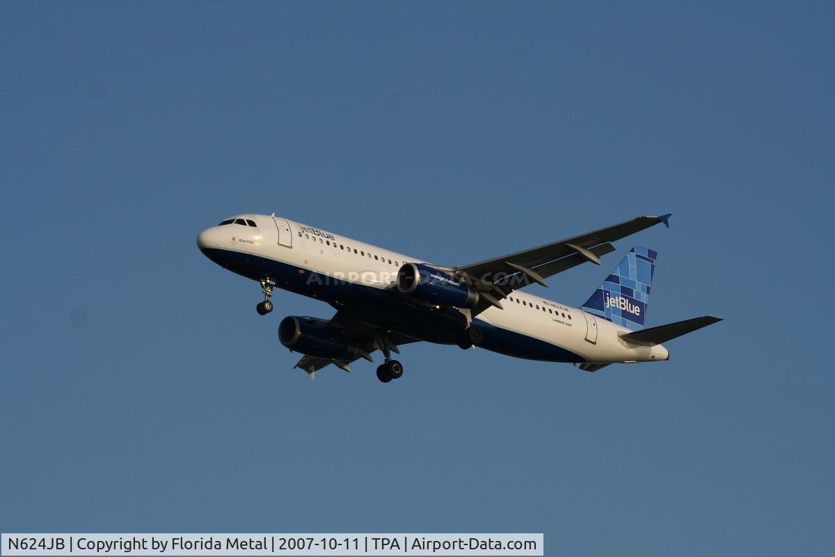 N624JB, 2005 Airbus A320-232 C/N 2520, Jet Blue