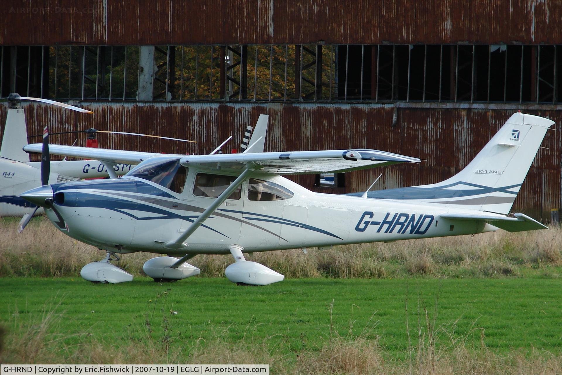 G-HRND, 2007 Cessna 182T Skylane C/N 18281936, 1. G-HRND at Panshanger