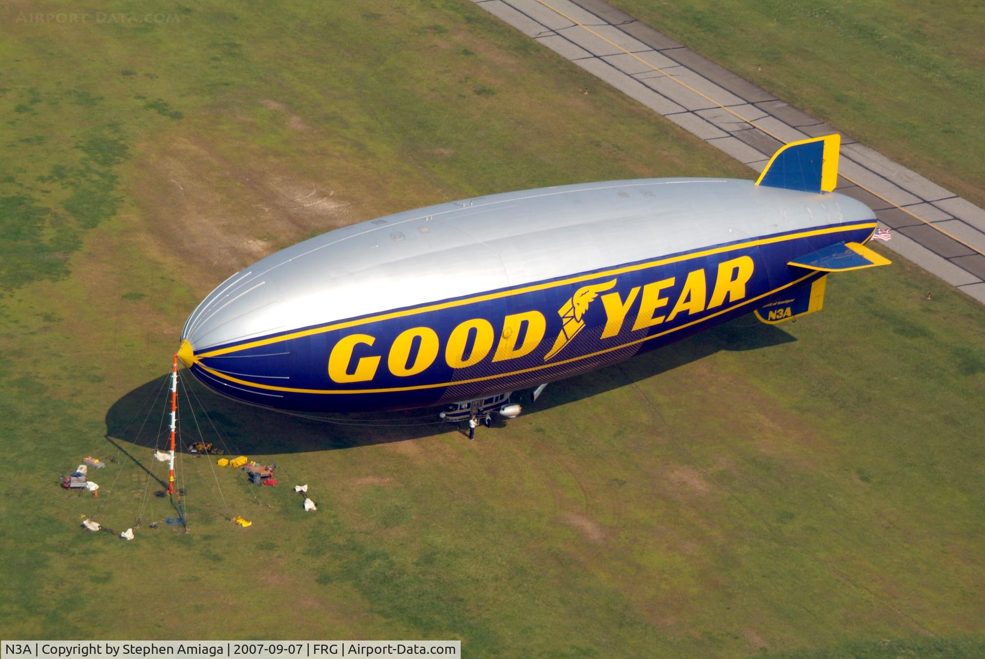N3A, 1976 Goodyear GZ-20A C/N 4118, Goodyear Blimp at Republic